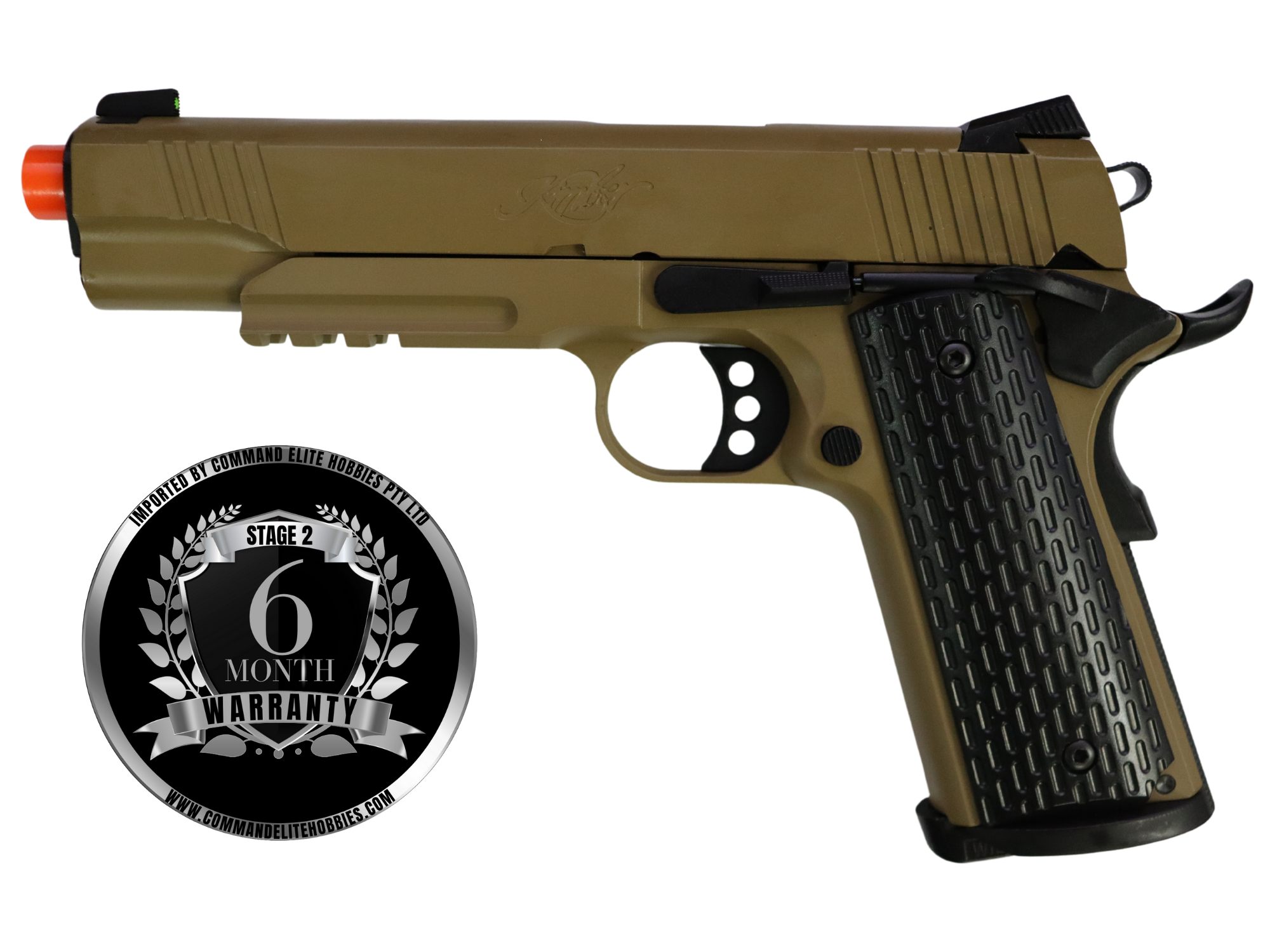 Army Armament Stage 2 R28-B Kimber Warrior 1911 Metal GBB Gel Blaster –  Command Elite Hobbies