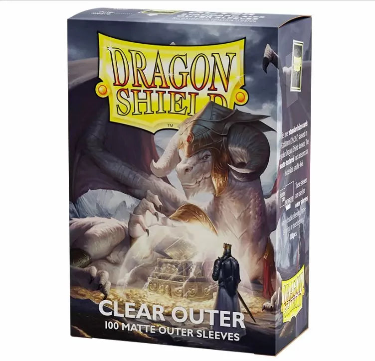 Dragon Shield: Outer Sleeves – Matte – Clear