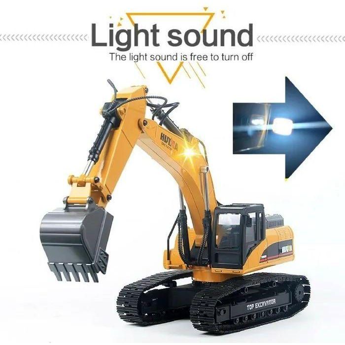 HuiNa 1580 1/14 Full Metal Remote Control Excavator-RC Construction-Huina-ProHobbies