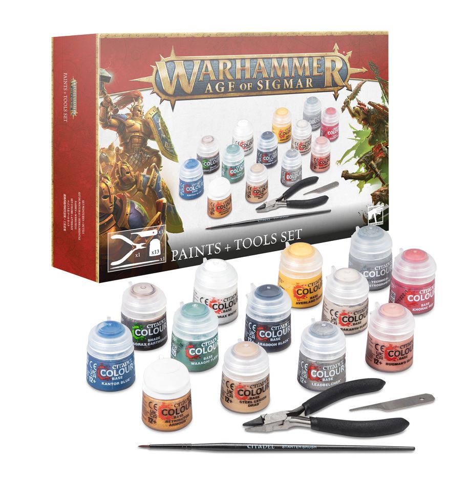 Citadel Age of Sigmar Paints & Tools Set-Games Workshop-ProHobbies