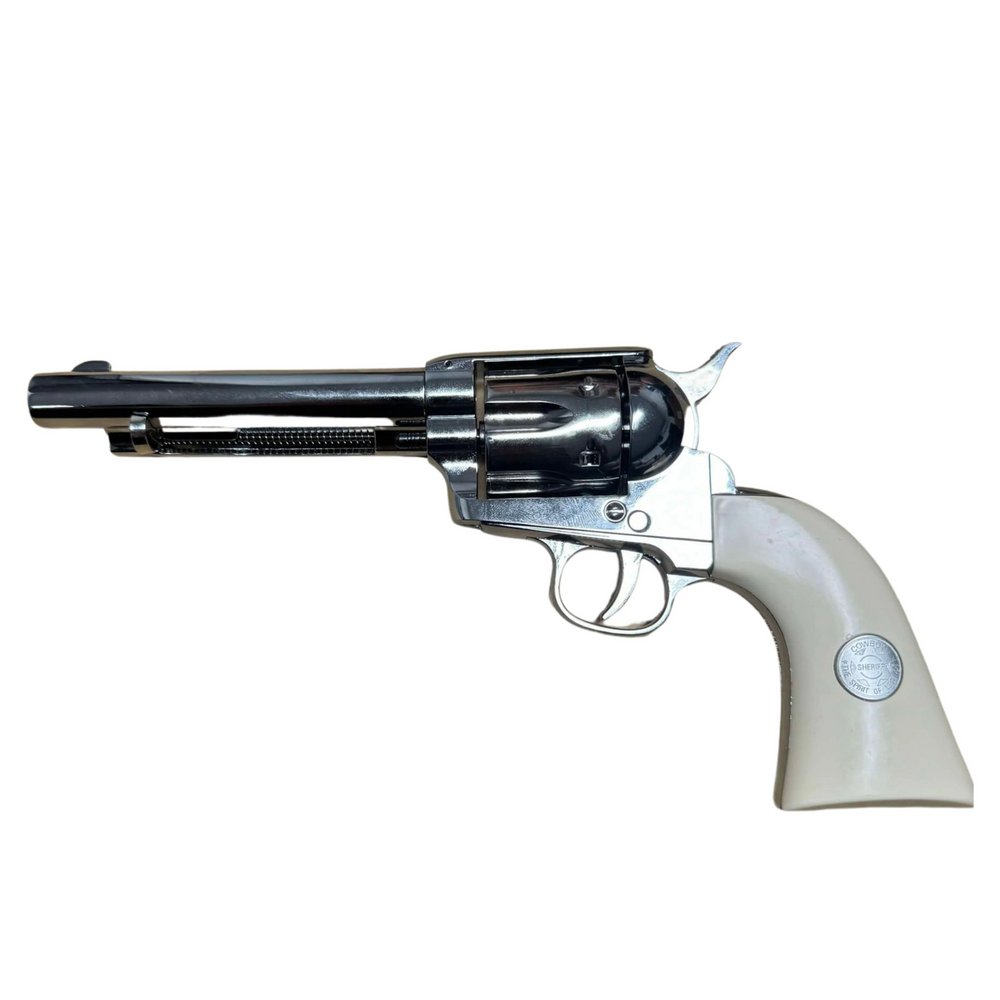 Manual Wingun Colt SAA Peacemaker .45 Revolver GEL BLASTER – Silver