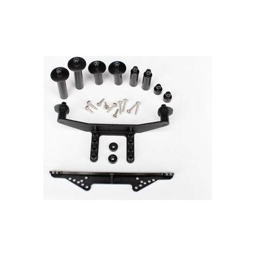 Traxxas Body Mount Front & Rear (BLACK) - 1914R-Traxxas-ProHobbies