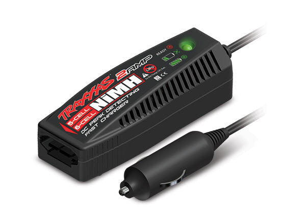 TRAXXAS 2974: Charger, DC, 2 amp (5 - 7 cell, 6.0 - 8.4 volt, NiMH)