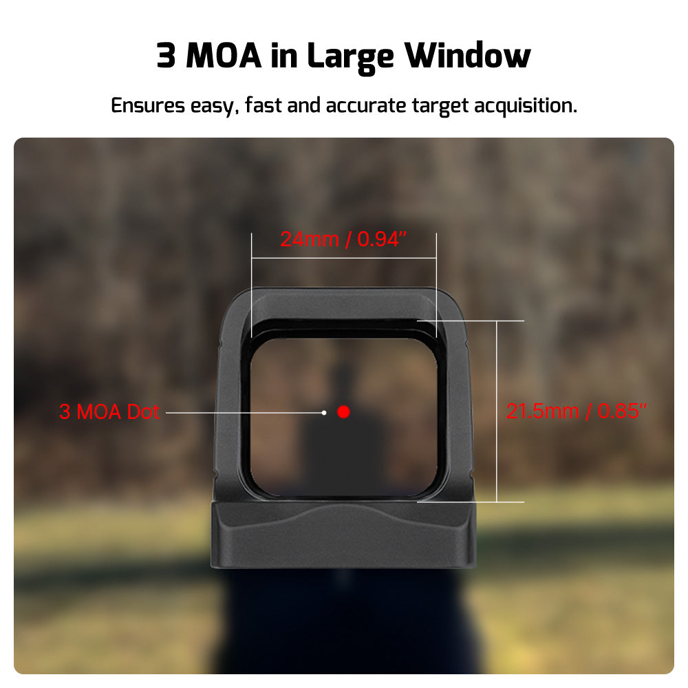 
                  
                    Olight Osight 3 MOA Rechargeable Dot Open Reflex Sight with Wireless Charging Cover-EXTERNALS-Olight-ProHobbies
                  
                