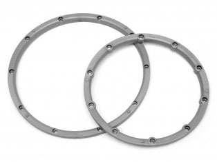 #3242 HPI Racing Wheel bead lock rings, silver