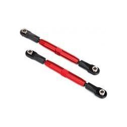 T/XAS - Camber Links, Rear (Tubes red-Anodized, 7075-T6 Aluminum)-Traxxas-ProHobbies