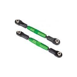 T/XAS CAMBER LINKS, REAR (TUBES GREEN-ANOD 7075-T6 ALUM)-Traxxas-ProHobbies