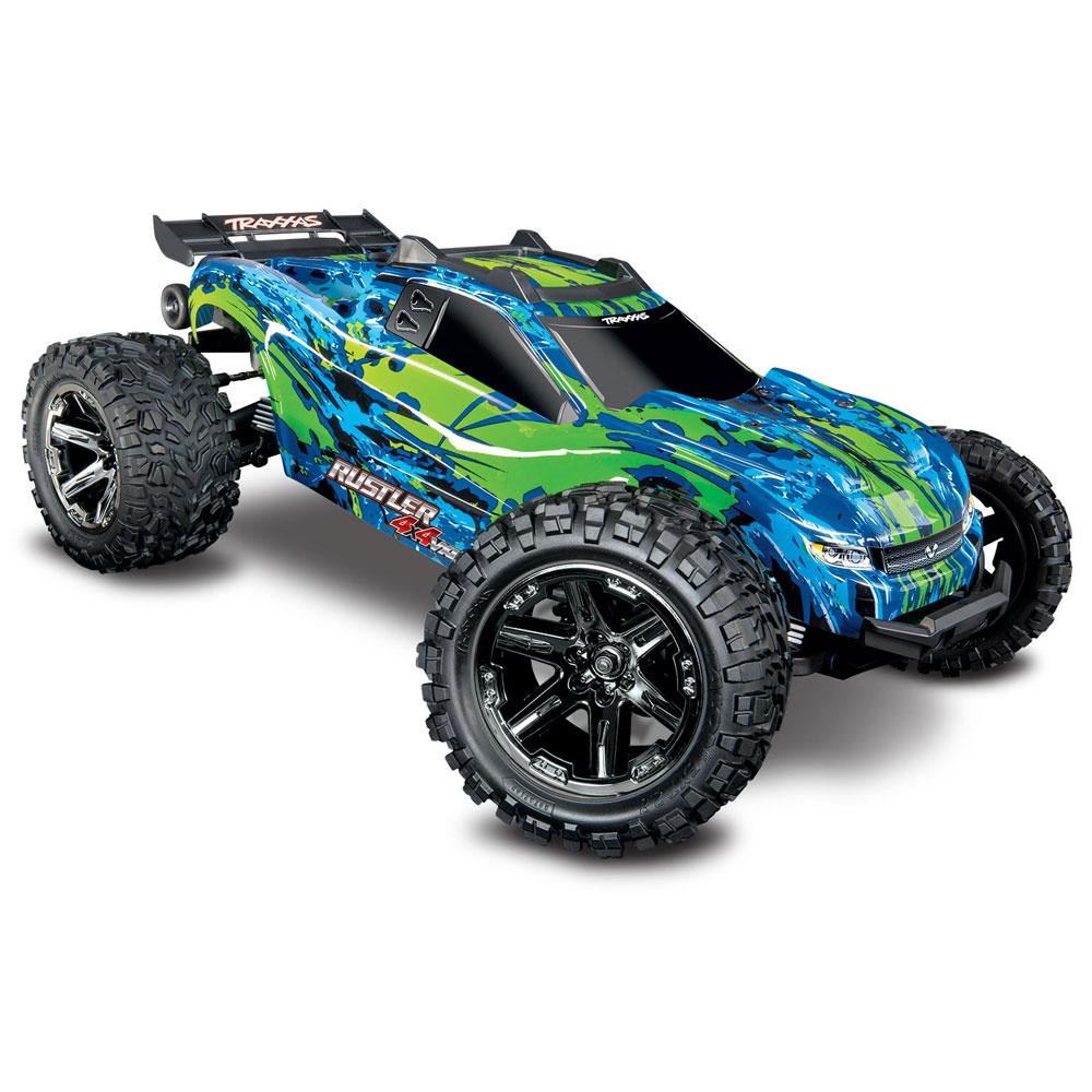 TRAXXAS RUSTLER 4X4 VXL 1:10 - GREEN-RC CAR-Traxxas-ProHobbies