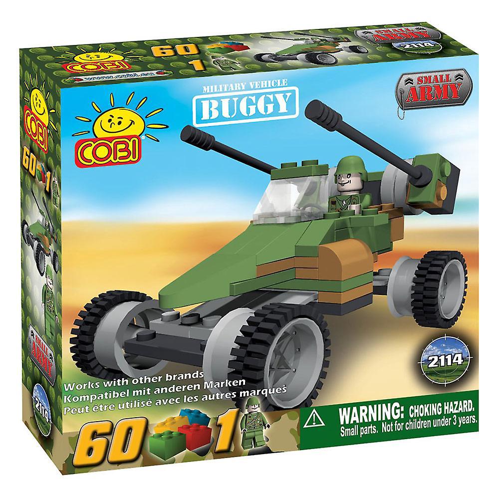 Small Army - 60 Piece Buggy Military Vehicle Construction Set