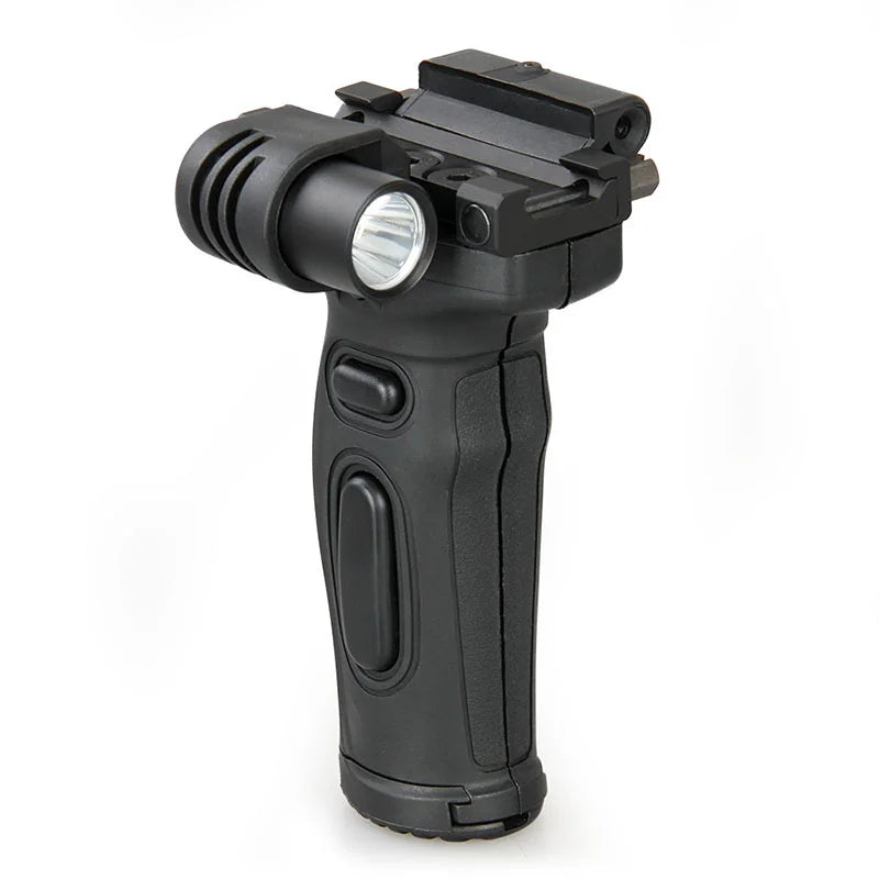 
                  
                    Tactical Grip with Flashlight & Red Laser Sight
                  
                