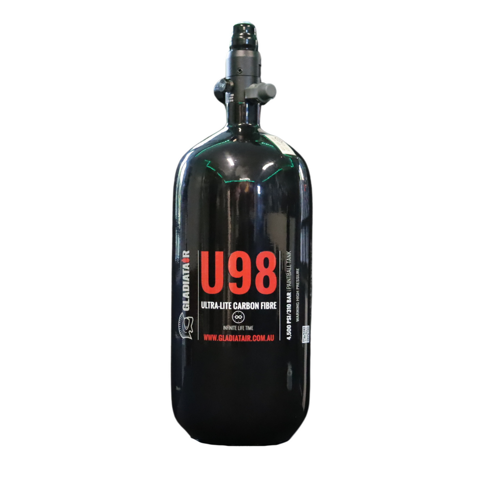 U98 GladiatAir Carbon Fibre Air Tank + GladiatAir Regulator