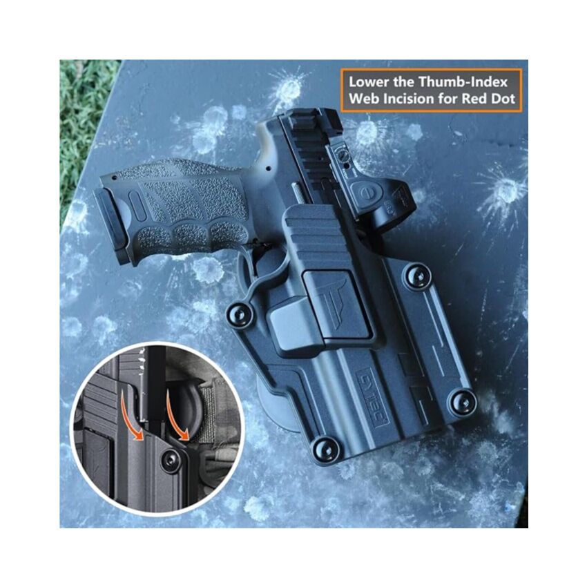 
                  
                    CYTAC Mega-Fit Holster GEN 2 Left Handed ( Fits Pistols with Red Dot, Fits Pistols with High Front Sight)
                  
                