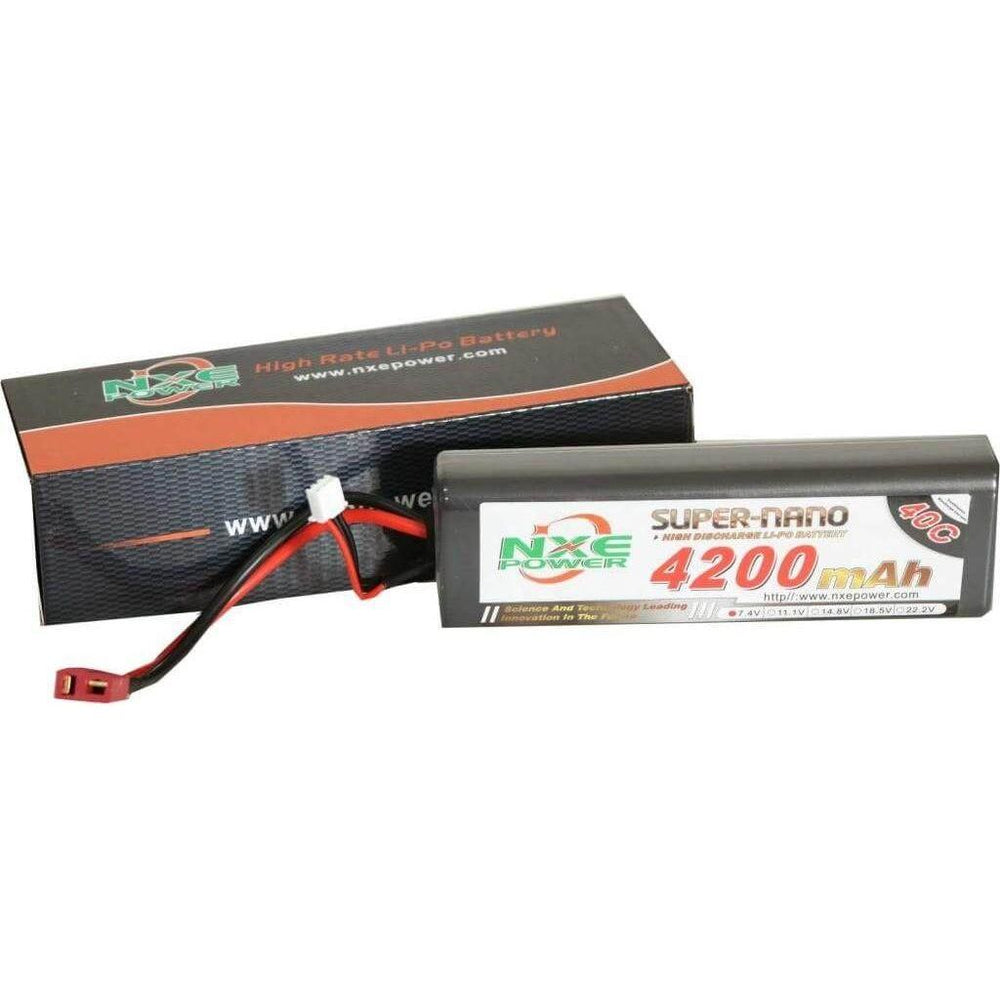 NXE 7.4v 4200mah 40c Round Hard Case Deans-Battery-NXE-ProHobbies