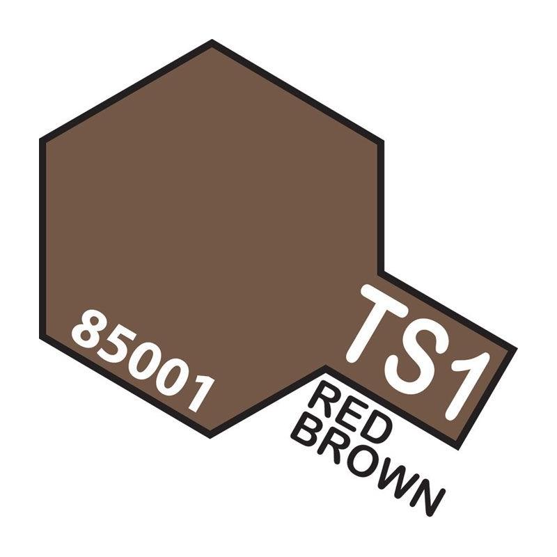 Tamiya TS-1 Red Brown Lacquer Spray Paint 100ml-Tamiya-ProHobbies