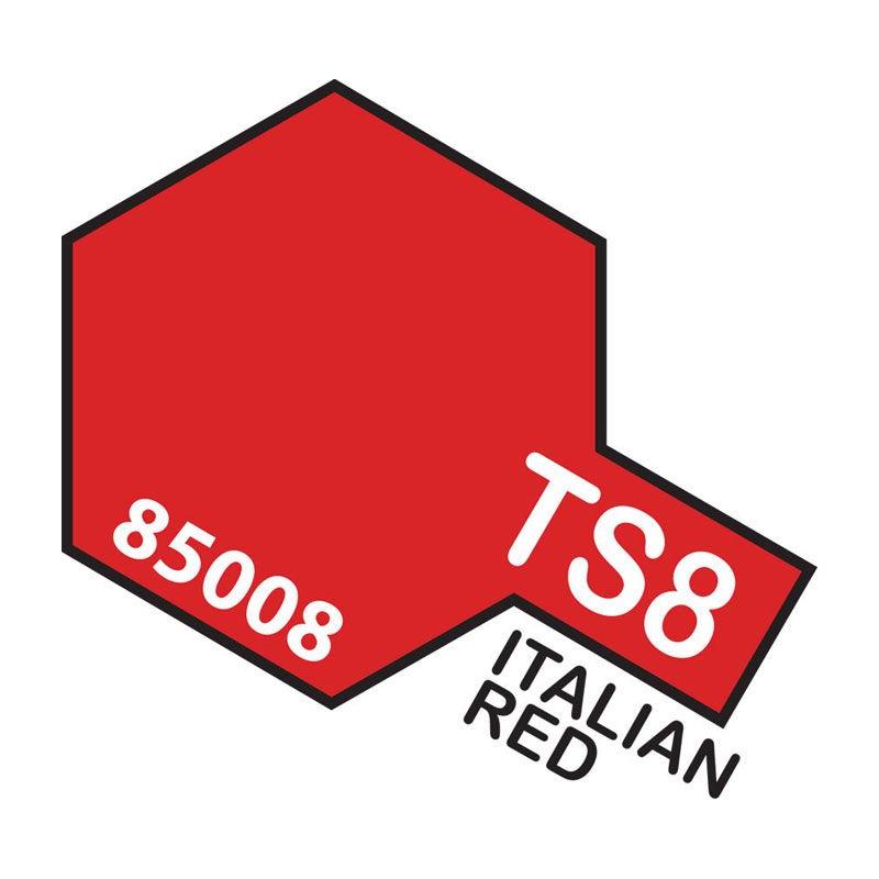 TAMIYA TS-8 Lacquer Spray 100ml - ITALIAN RED-Tamiya-ProHobbies