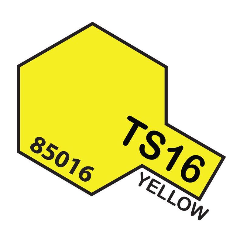 Tamiya TS-16 Yellow Lacquer Spray Paint 100ml-Tamiya-ProHobbies