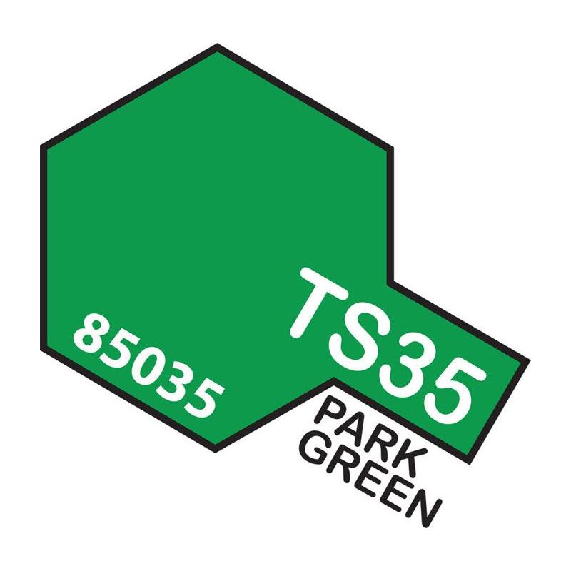 Tamiya TS-35 Park Green Lacquer Spray Paint 100ml-Tamiya-ProHobbies