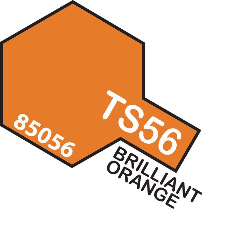 Tamiya TS-56 Brilliant Orange Lacquer Spray Paint 100ml-Tamiya-ProHobbies