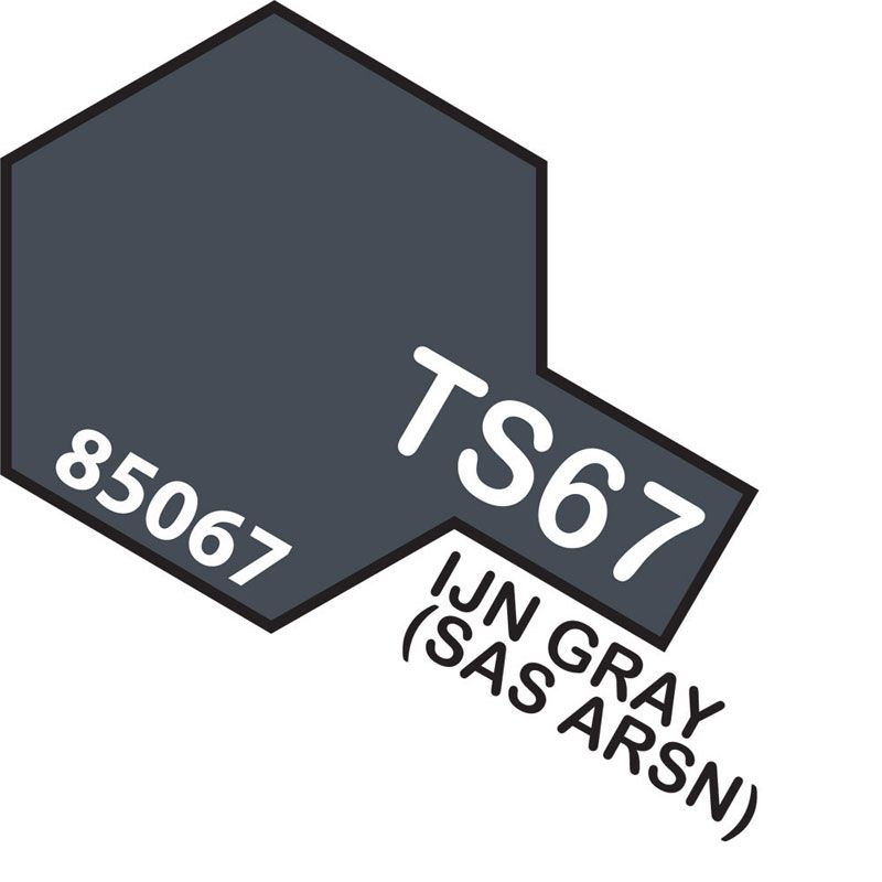 Tamiya TS-67 IJN Grey (Sasebo Arsenal) Lacquer Spray Paint 100ml-Tamiya-ProHobbies