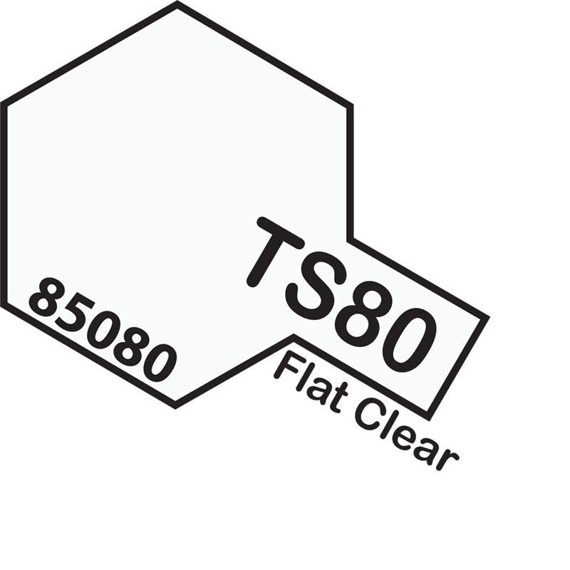 Tamiya TS-80 Flat Clear Lacquer Spray Paint 100ml-Tamiya-ProHobbies