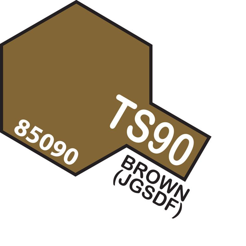 Tamiya TS-90 Brown (JGSDF) Lacquer Spray Paint 100ml-Tamiya-ProHobbies