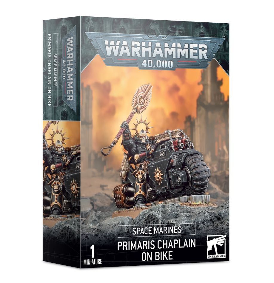 Space Marines: Primaris Chaplain on Bike-Games Workshop-ProHobbies