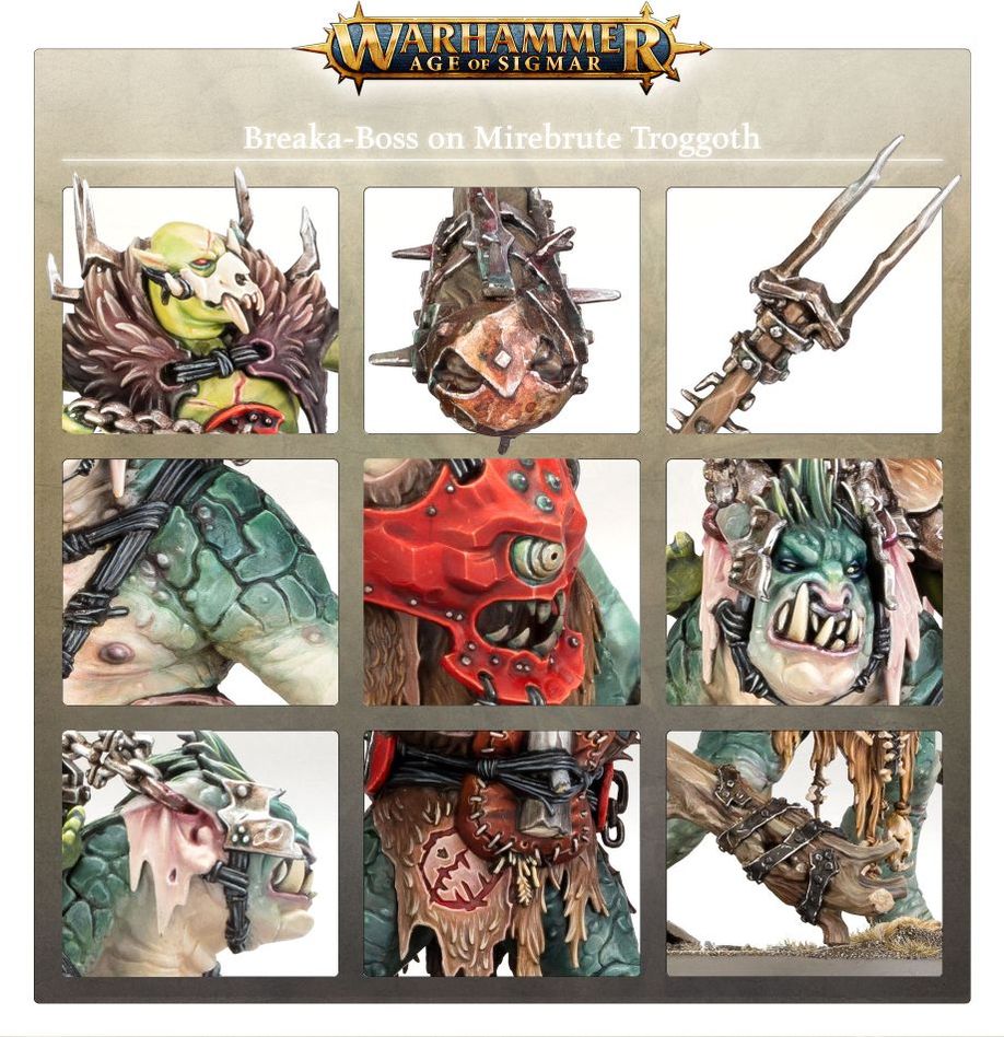 
                  
                    Orruk Warclans: Breaka-boss on Mirebrute Troggoth-Games Workshop-ProHobbies
                  
                