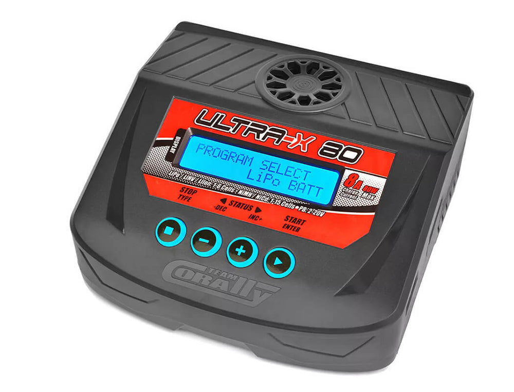 Team Corally - Ultra-X 80 - AC/DC Balance Charger - 80W - 1-6S Lixx - 1-15 Nixx - 2-20V PB - AU Version-GT POWER-ProHobbies