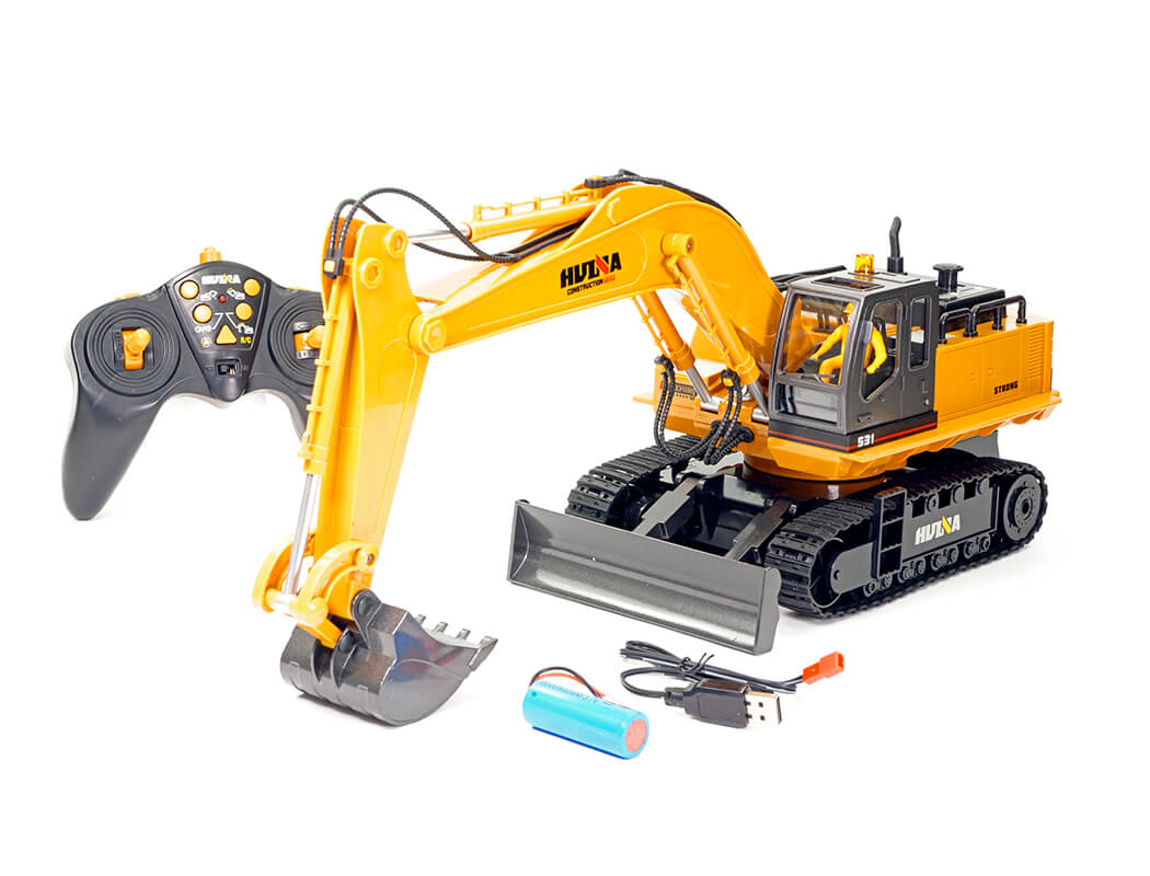 
                  
                    HUINA 1531 1/16 2.4G 11CH RC Car Alloy Excavator Engineering Digger
                  
                