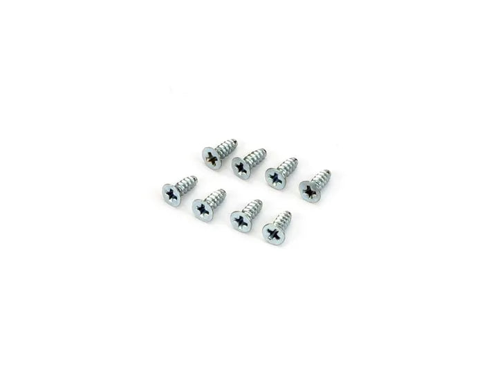 Du-Bro M3 x 8mm Phillips Head Self Tapping Countersunk Screws, 8pcs, Part 2296