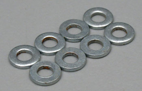 Du-Bro 2108 2.5mm Flat Washers, 8pcs