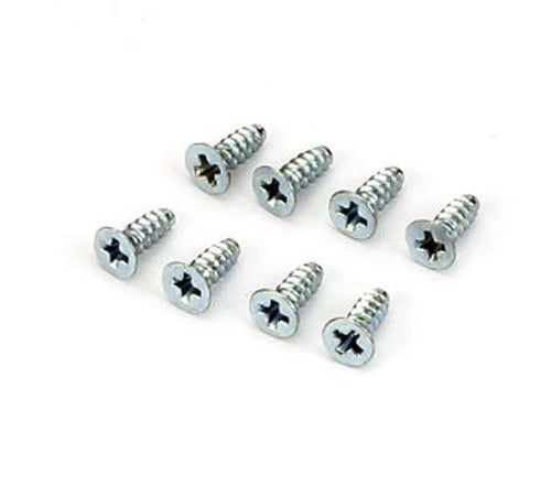 Du-Bro 2298 3.0mm x 12 Flat-Head Self-Tapping Screws 8/pkg.