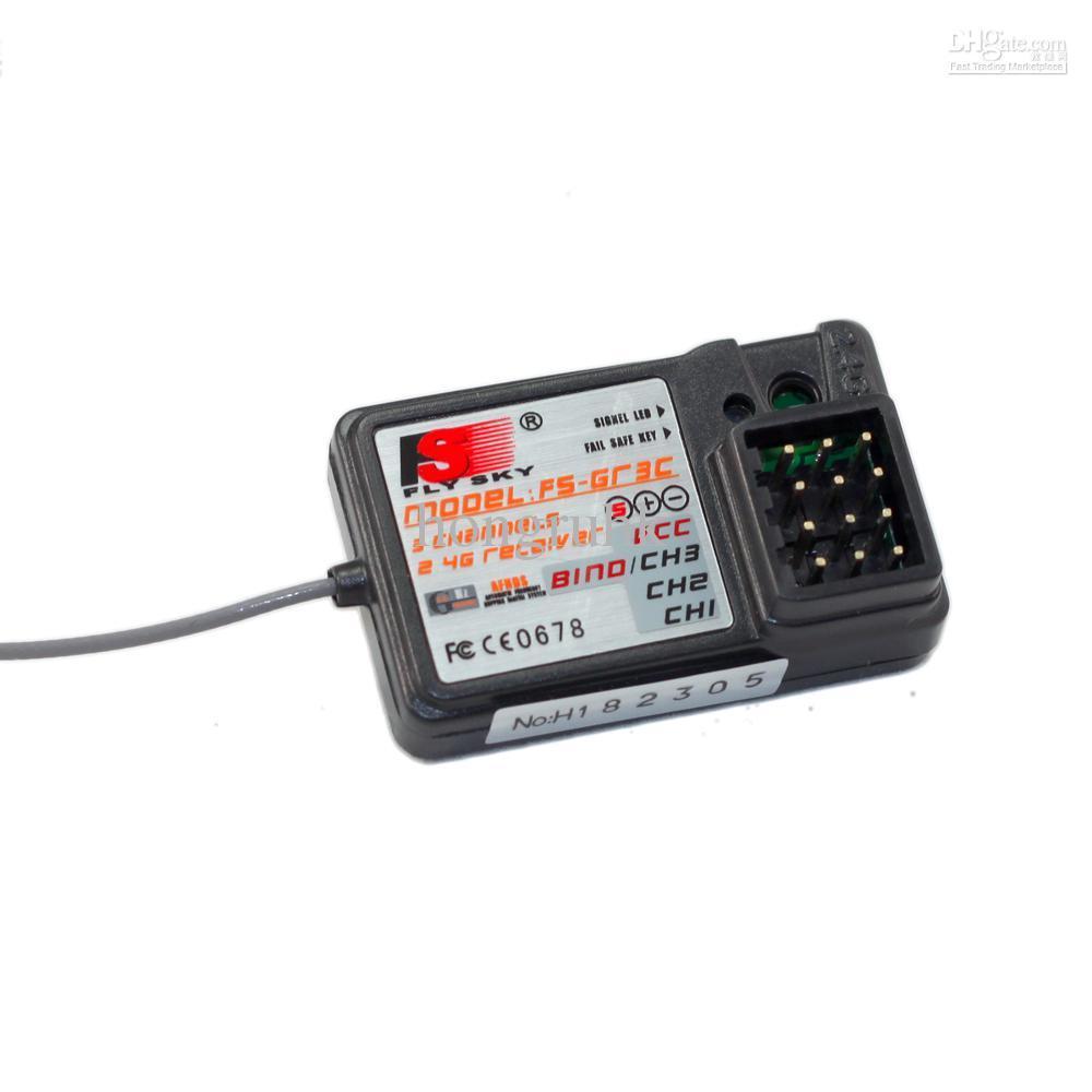 FLY SKY FS-GT3B Digital 3-Channel 2.4ghz LCD Transmitter & Receiver-Transmitter & Receiver-FlySky-ProHobbies