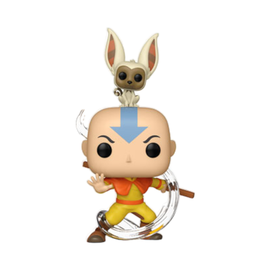 Avatar The Last Airbender - Aang with Momo Pop! Vinyl