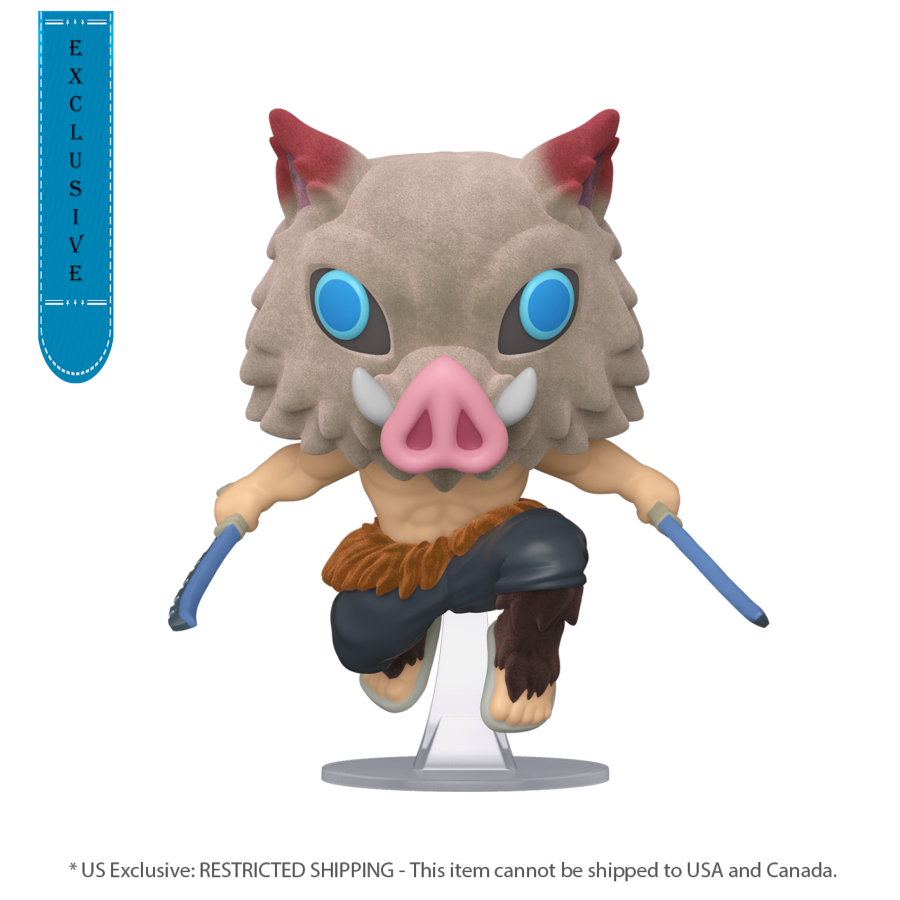 Demon Slayer - Inosuke US Exclusive Flocked (with chase) Pop! Vinyl [RS]