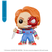 Child's Play 3 - Chucky Half Battle Damaged US Exclusive Pop! Vinyl