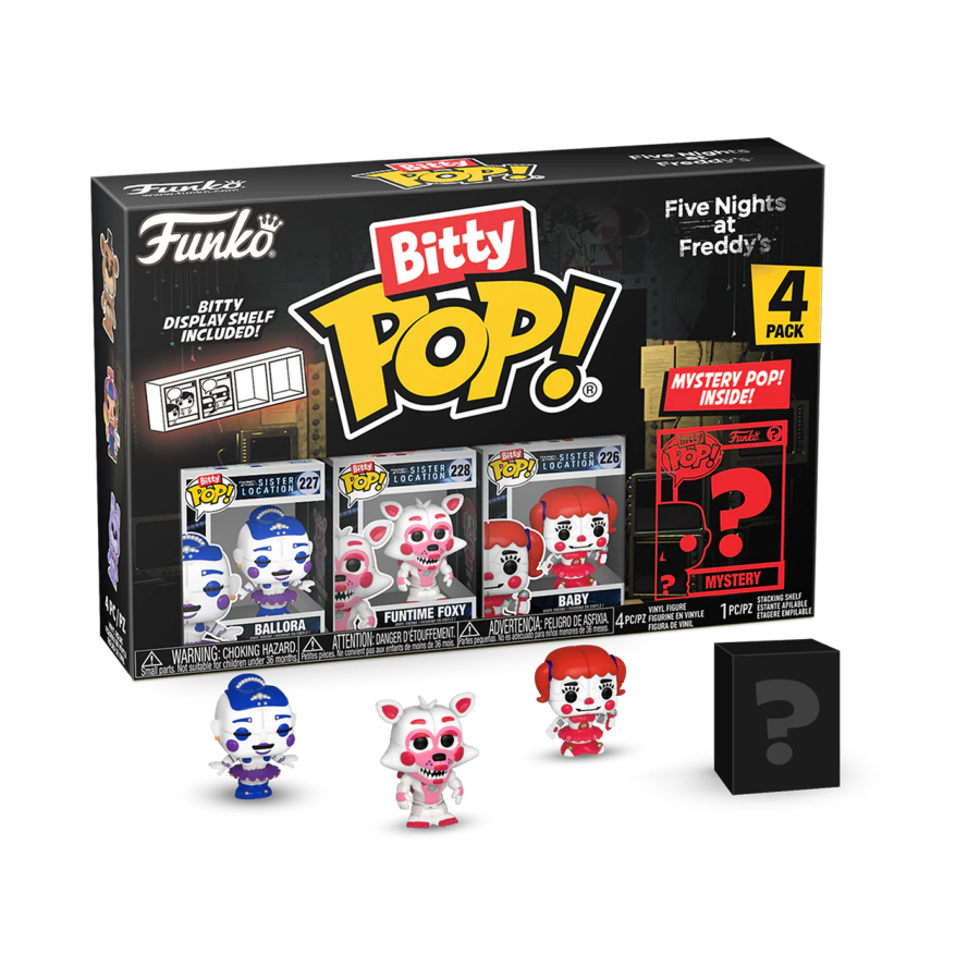 
                  
                    Five Nights at Freddy's - Ballora Bitty Pop! 4-Pack
                  
                