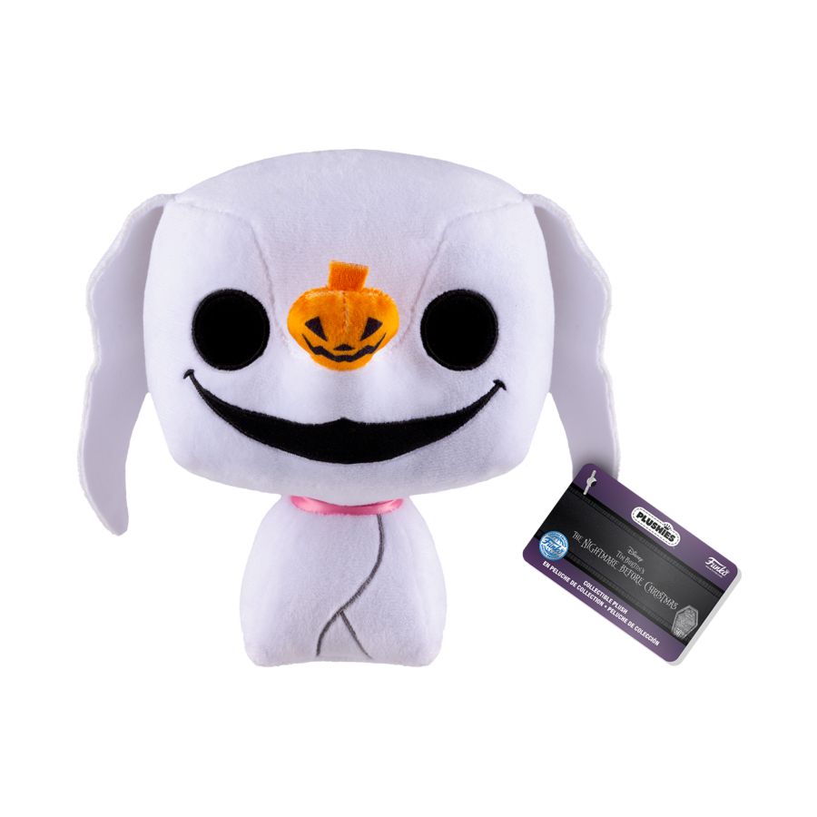 
                  
                    The Nightmare Before Christmas - Zero 30th Anniversary US Exclusive Glow 7" Plush [RS]
                  
                