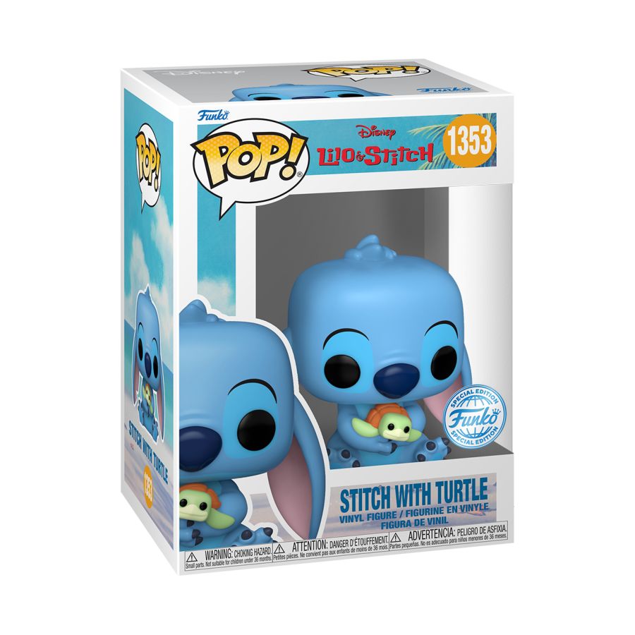 
                  
                    Lilo & Stitch - Stitch with Turtle Pop! Vinyl
                  
                