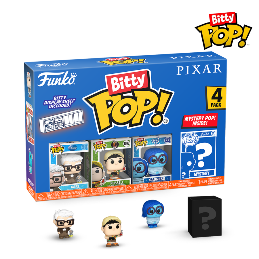 Pixar - UP Bitty Pop! 4-Pack