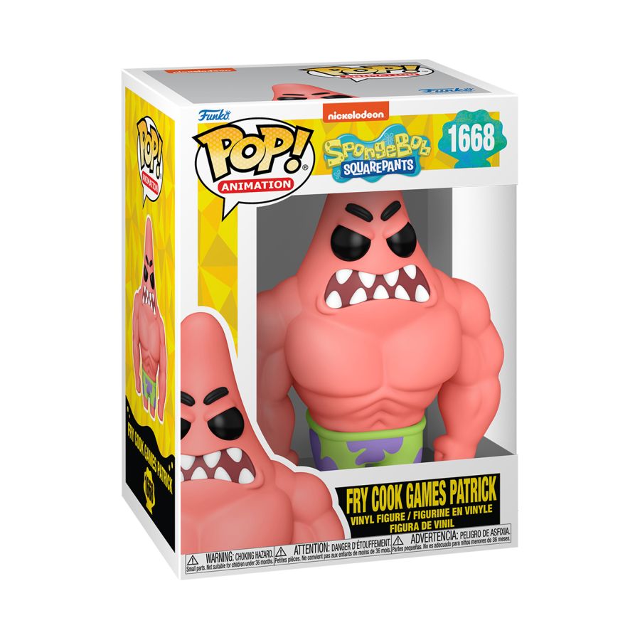 
                  
                    Spongebob: 25th Anniversary - Fry Cook Games Patrick Pop! Vinyl
                  
                