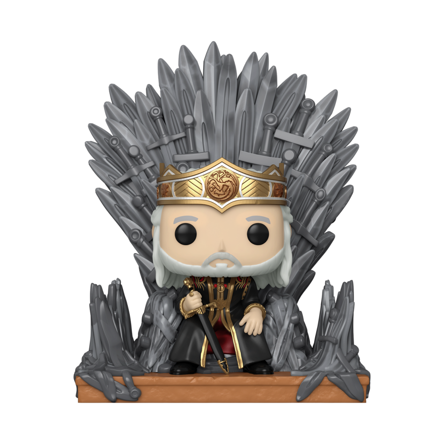 House of the Dragon - Viserys on Throne Pop! Deluxe-IKON-ProHobbies