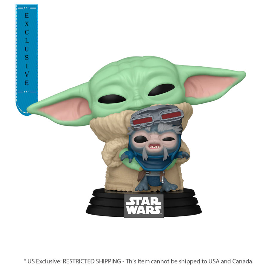 Star Wars: Mandalorian - Grogu with Droidsmith US Exclusive Pop! Vinyl [RS]-IKON-ProHobbies