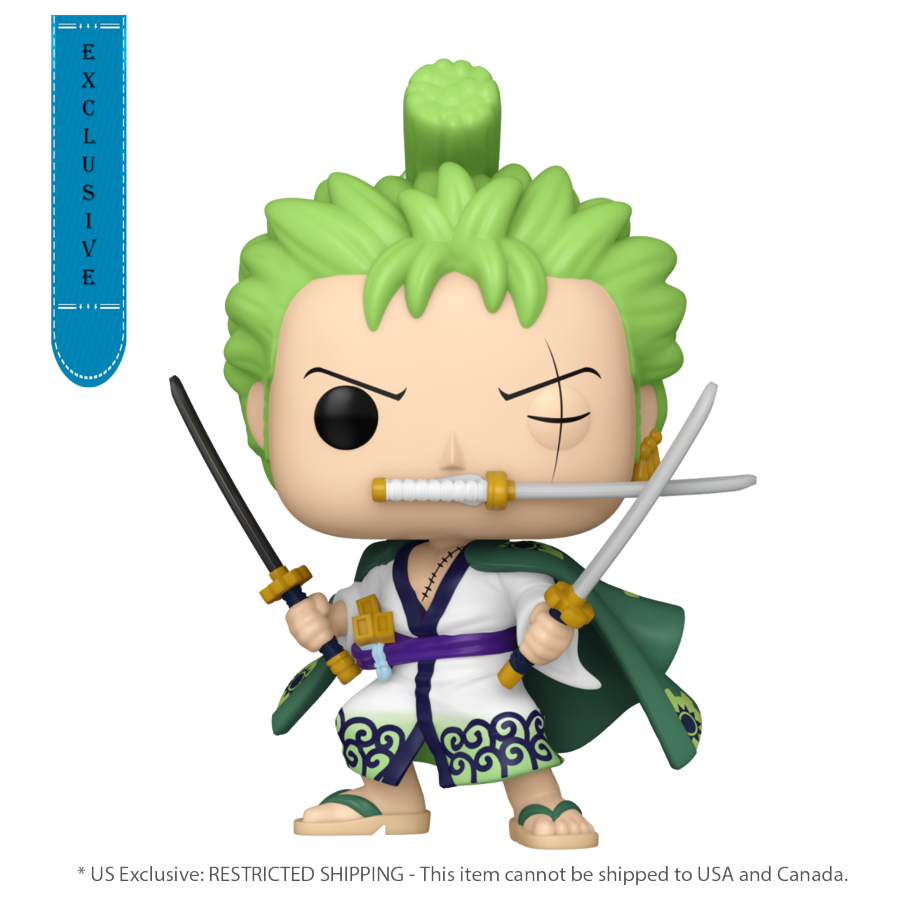 One Piece - Roronoa Zoro US Exclusive Glow Pop! Vinyl [RS]