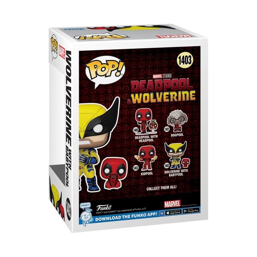 
                  
                    Deadpool & Wolverine - Wolverine with Babypool Pop! Vinyl
                  
                