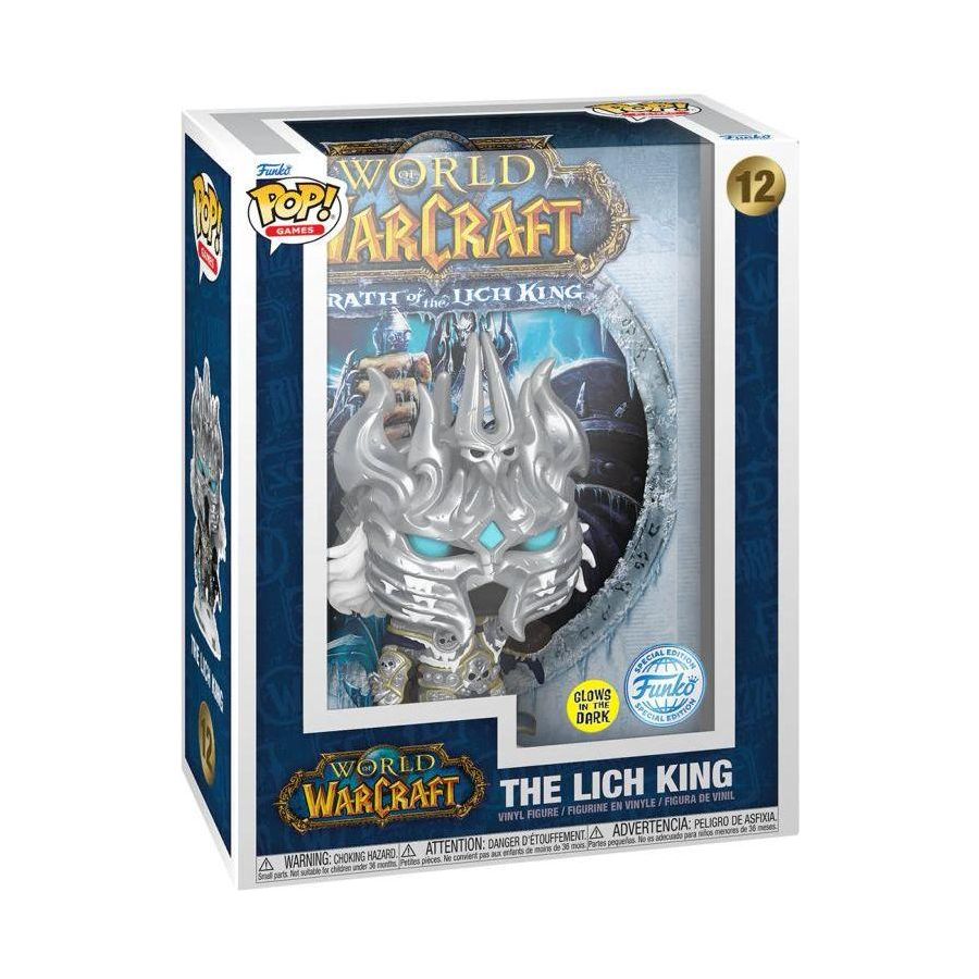 World of Warcraft: Wrath of the Lich King - The Lich King US Exclusive Glow Pop! Game Cover-Collectible-IKON-ProHobbies