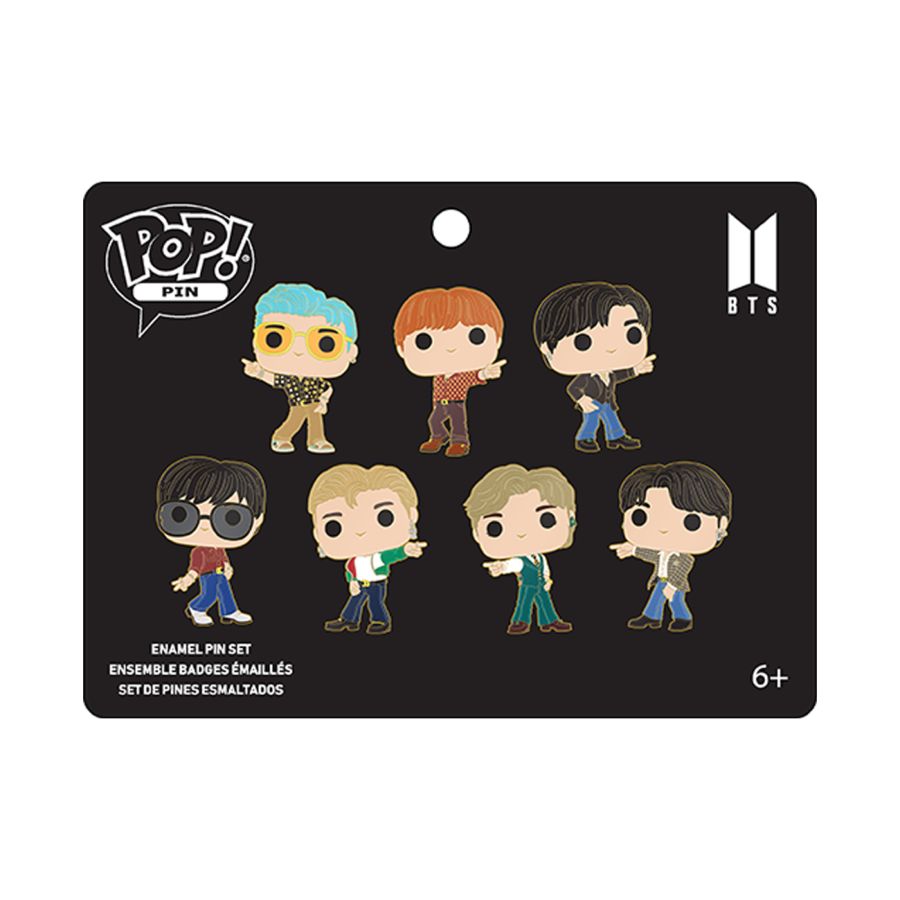 
                  
                    BTS - Band Members Enamel Pin 7-Pack
                  
                