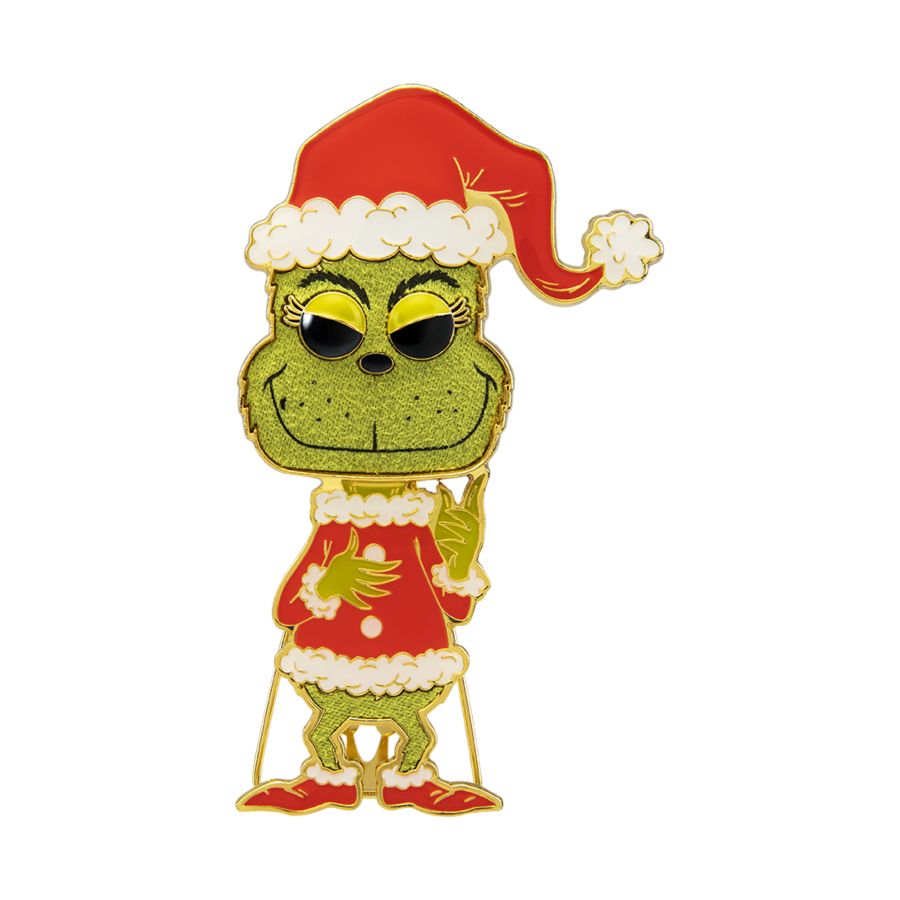 
                  
                    Dr Seuss - Grinch 4" Pop! Enamel Pin
                  
                