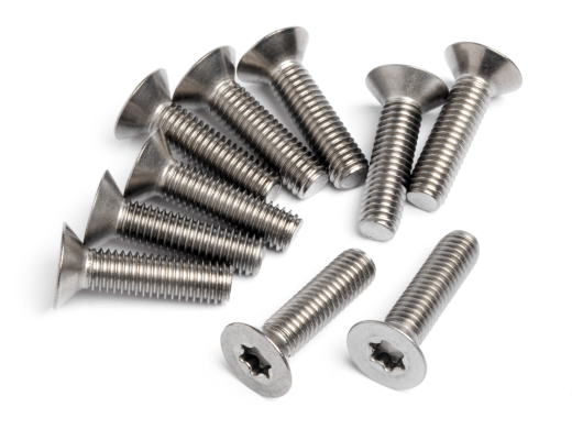 HPI TITANIUM FLAT HEAD SCREW M5x20mm (10pcs) HPI-94952