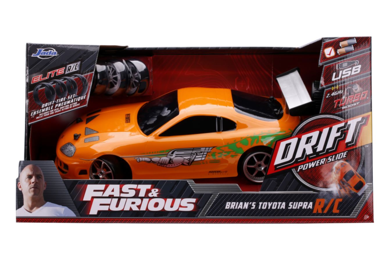 
                  
                    Fast & Furious - 1995 Toyota Supra 1:10 Scale Remote Control Car
                  
                